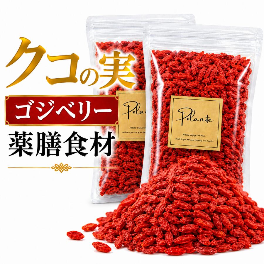 極上 クコの実 無添加 500g(250g×2袋)ドライフルーツ 業務用 大容量《送料無料》ドライフルーツ ゴジベリー 最安値 おつまみ お菓子 ポイント消化 ぽっきり 1000円
