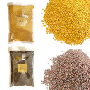 マスタードシード 2種セット/ブラウンマスタードシード 1kg/イエローマスタードシード 1kg 業務用 大容量《送料無料》無添加 インド産 選別品 スパイス ...