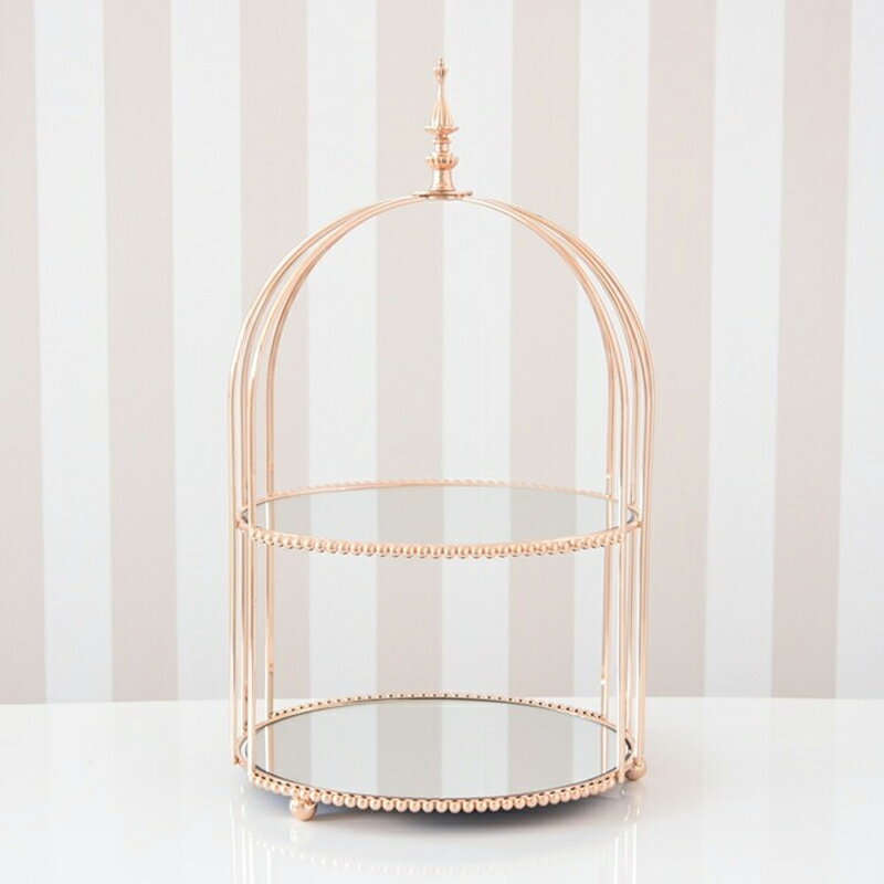 ゴールド2段ミラースタンド