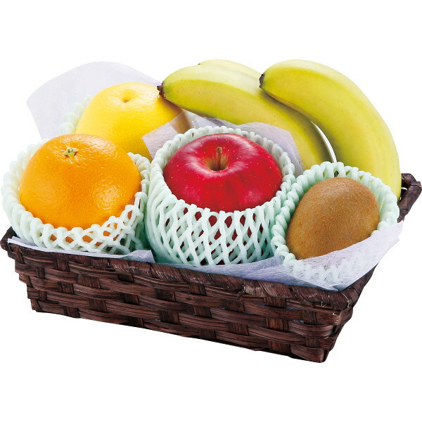 5種のフルーツカゴ盛り詰め合わせ 贈答品 ギフト 贈り物