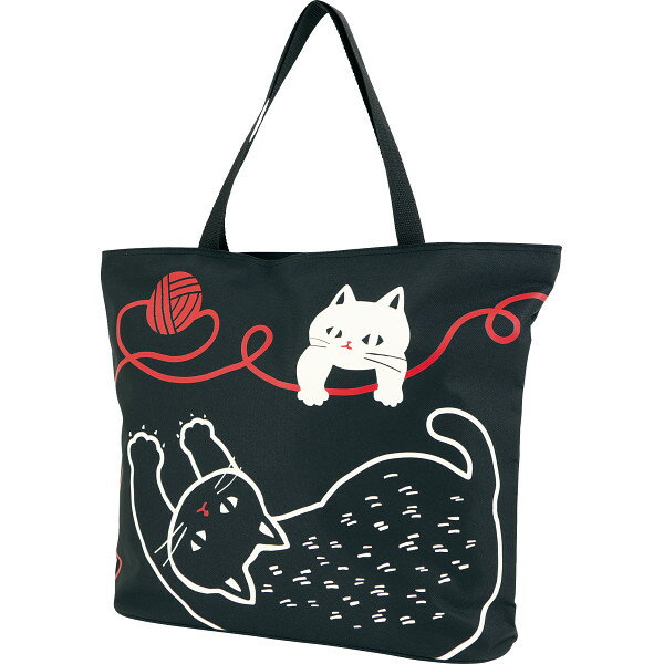 くろちく　和のマルチトートバッグ猫と毛糸玉 贈答品 ギフト 贈り物