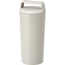 ハンドル付ステンレスタンブラー(360ml)グレージュ 贈答品 ギフト 贈り物