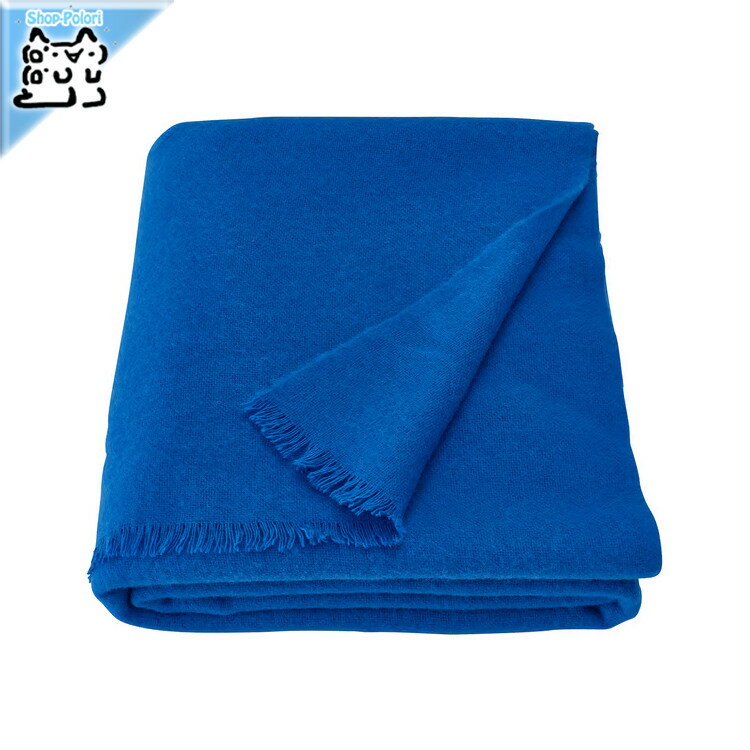 【 IKEA - イケア -】STOCKHOLM 2025 -ストックホルム 2025- ブランケット ブライトブルー 150x200 cm シングルサイズ 毛布 (005.921.96)