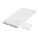 【 IKEA - イケア -】LEN -レーン- ボックスシーツ ベビーベッド用 ホワイト 60x120 cm 2ピースセット (101.690.60)