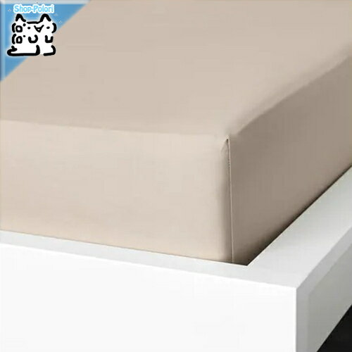 Semi-Double - 【 IKEA - イケア -】NATTJASMIN -ナットヤスミン- ボックスシーツ セミダブルサイズ ライトベージュ 120x200 cm (204.427.28)