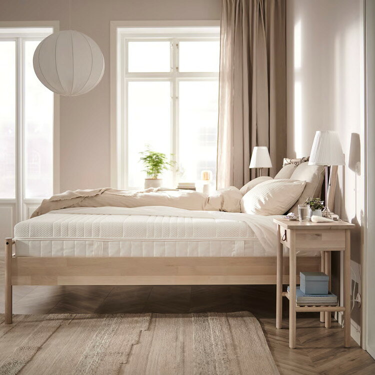 【 IKEA - イケア -】ANNELAND -オンネランド- ハイブリッドマットレス 低反発 高反発 ふつう ホワイト 120x200 cm (805.151.42) [2]