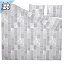 【IKEA Original】BERGKORSORT - ベリコルスオルト - 掛け布団カバー＆枕カバー ホワイト/グレー 200x200/50x60 cm (805.702.56)