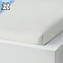 【IKEA -イケア-】TAGGVALLMO -タッグヴァッルモ- ボックスシーツ ホワイト シングルサイズ 90x200 cm (904.598.19)