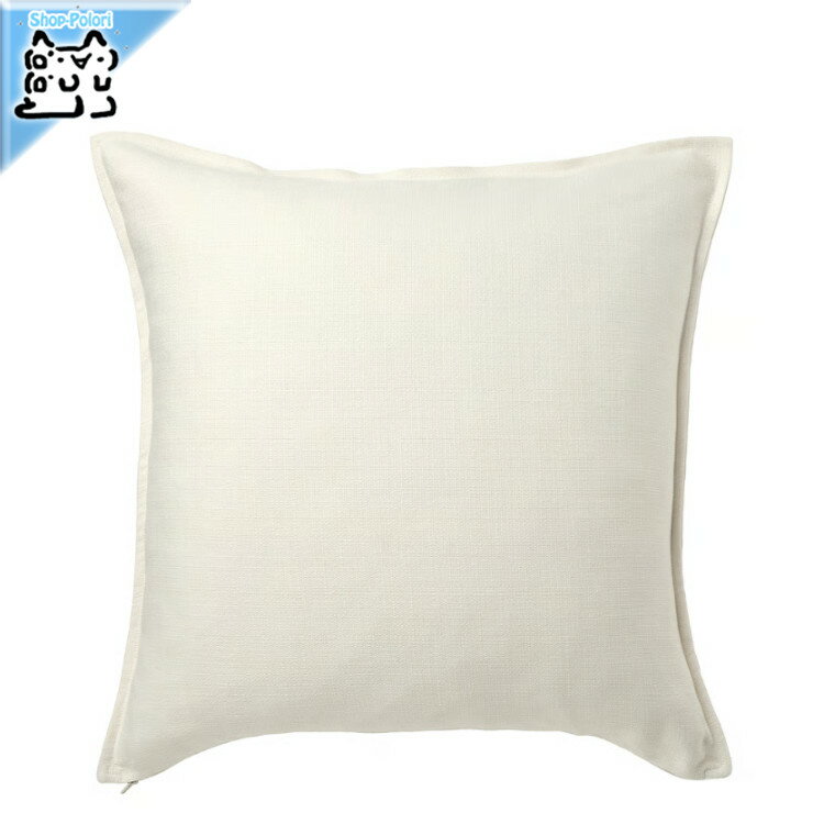 樂天商城 - 【 IKEA - イケア -】LAGERPOPPEL -ラーゲルポッペル- クッションカバー オフホワイト 65x65 cm (306.256.52)