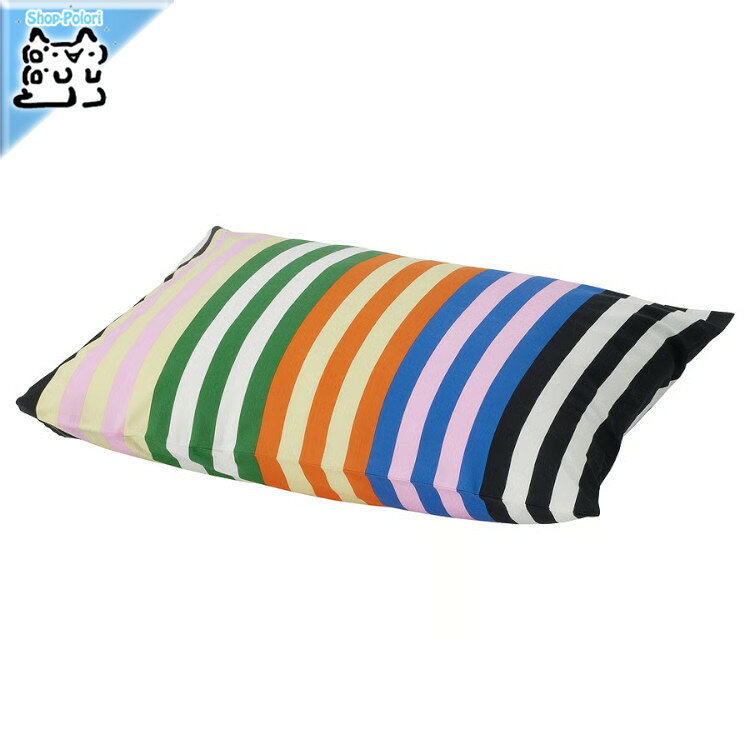 樂天商城 - 【 IKEA - イケア -】SNODROTTNING -スノードロットニング- 枕カバー マルチカラー/ストライプ 50x60 cm (505.758.54)