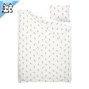 【 IKEA - イケア -】LÖVSANGARE -ローヴソンガーレ- 掛け布団カバー&枕カバー キャンディーケーン模様 150x200/50x60 cm (406.122.44)