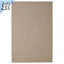 【 IKEA - イケア -】VODSKOV -ヴォードスコヴ- ラグ 平織り ナチュラル/ライトグレー 170x240 cm 絨毯 カーペット (705.123.80)