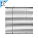 【 IKEA - イケア -】VECKLARFLY -ヴェックラルフリー- ベネチアンブラインド アルミニウム 100x155 cm (705.859.65)