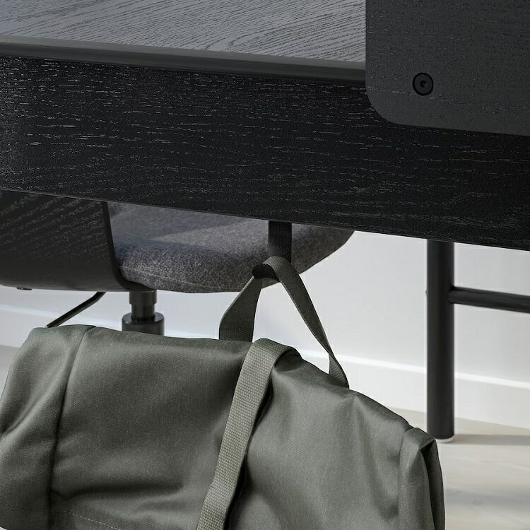 【 IKEA - イケア -】RIDSPO -リードスポ- デスク チャコール 140x70 cm PCデスク ワークデスク(005.385.81)