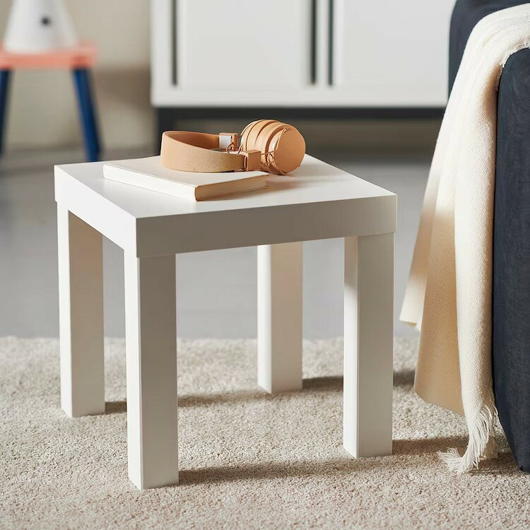 【 IKEA - イケア -】LACK -ラック- サイドテーブル ホワイト 35x35 cm (105.147.92)