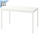 【IKEA -イケア-】VANGSTA -ヴァングスタ- 伸長式テーブル ホワイト 120/180x75 cm (303.615.66)