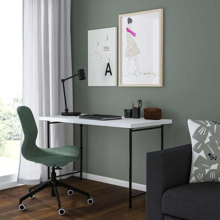 【 IKEA - イケア -】SPAND - スペンド - テーブル脚 ブラック 70 cm (505.695.32) [2]