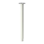【IKEA Original】OLOV -オーロヴ- 伸縮式 可変域60-90cm テーブル 脚 1本 ホワイト 70 cm