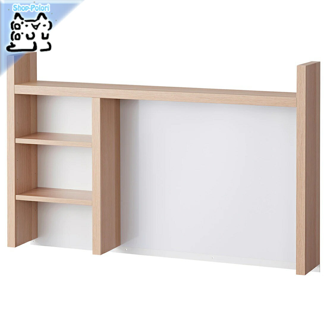 【IKEA -イケア-】MICKE -ミッケ- ikea デスク ワークデスク 追加ユニット 高 ホワイトステインオーク調 105x65 cm (704.927.25)