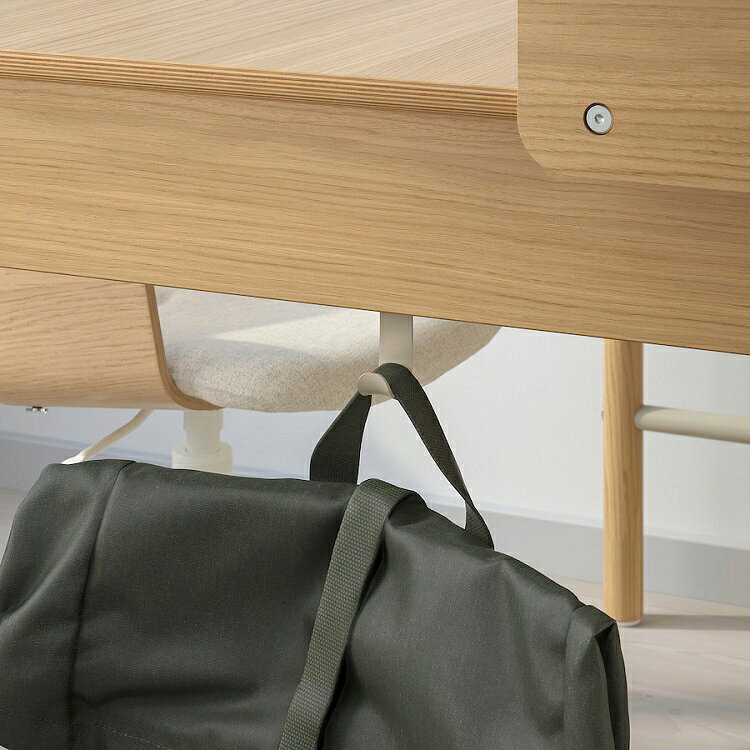 【 IKEA - イケア -】RIDSPO -リードスポ- デスク オーク 140x70 cm PCデスク ワークデスク(804.940.69)