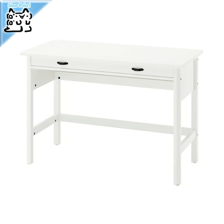 【 IKEA - イケア -】BRYTNING -ブリートニング- デスク ホワイト 110x53x75 cm (806.099.56) 学習机 ワークスペース