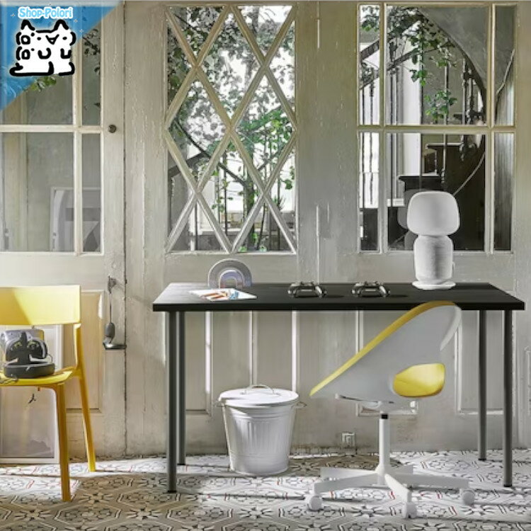 【IKEA -イケア-】ADILS -オディリス- テーブル 脚 1本 ダークグレー 70 cm (604.881.92)