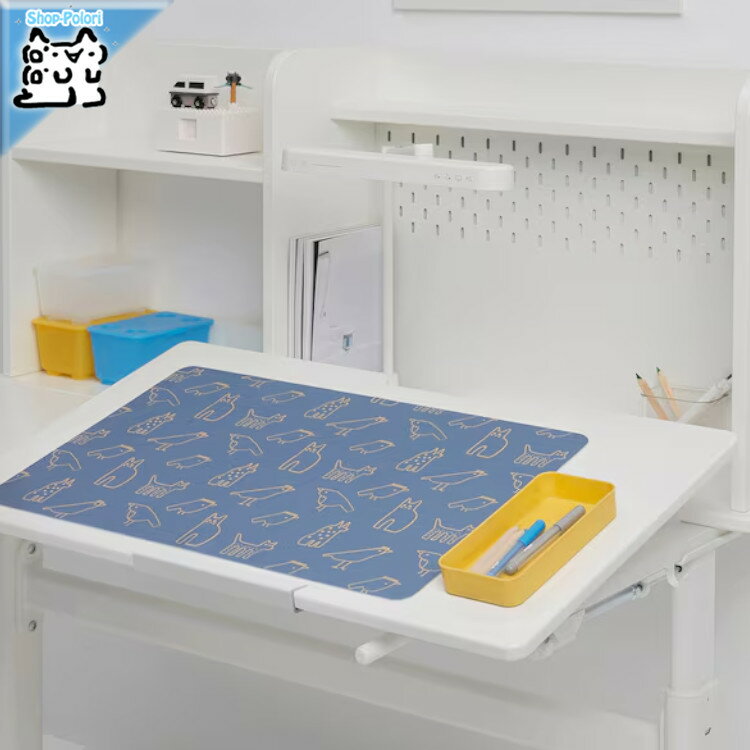 【 IKEA - イケア -】BONSYRSA -ボーンスシャ- デスクパッド アニマル模様 60x37 cm (505.285.08)