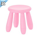 【 IKEA - イケア -】MAMMUT -マンムット- 子供用スツール 室内/屋外用 ピンク 35x30 cm (905.819.85)