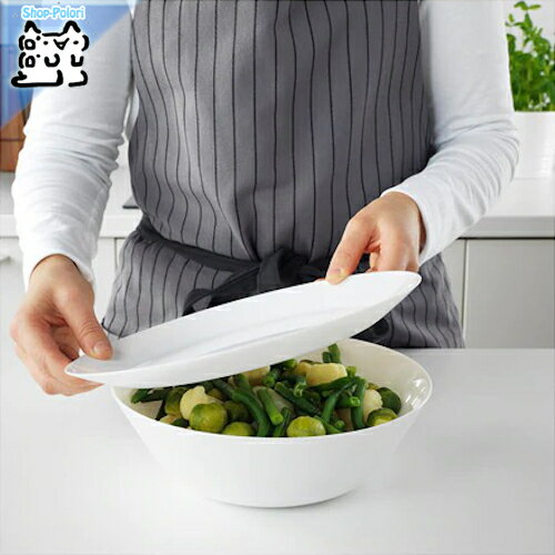 OFTAST -オフタスト- 食器 皿 サービングボウル ホワイト 23 cm (004.393.93)
