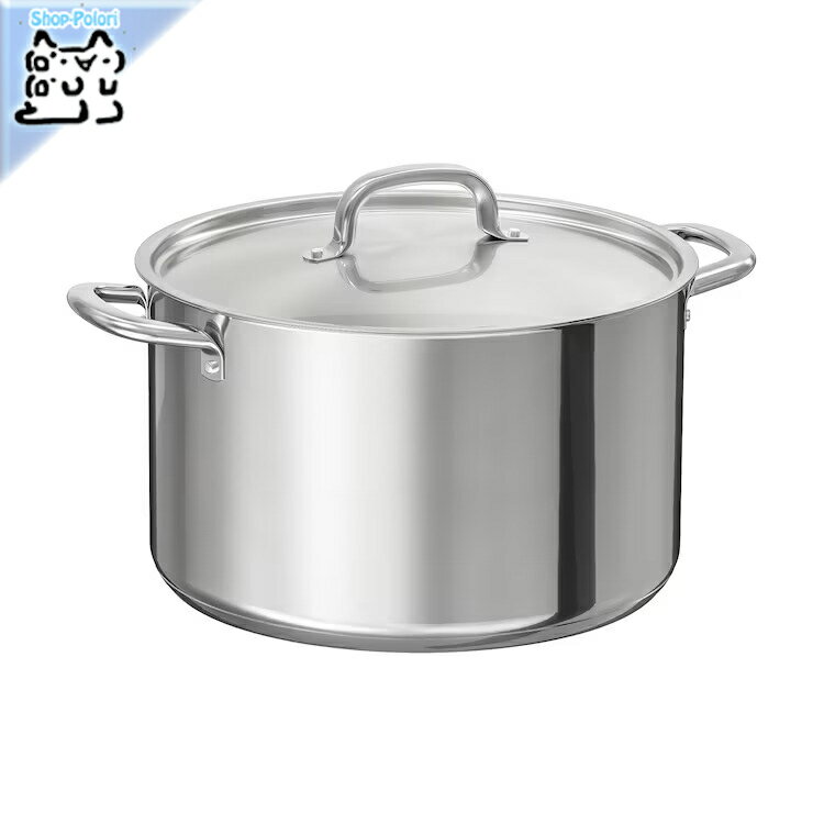 【 IKEA - イケア -】IKEA 365+ -イケア- 鍋 ふた付き ステンレススチール 10 L (204.842.71)のサムネイル