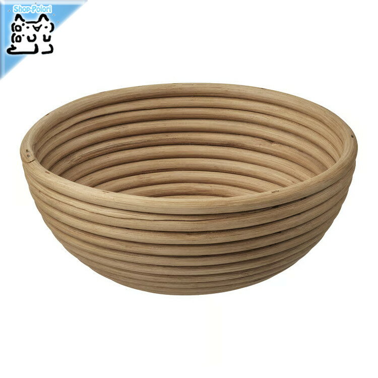 樂天商城 - 【 IKEA - イケア -】BANDSLATTING -バンドスレッティング- バスケット パン発酵/パン用 籐 22 cm (306.076.67)