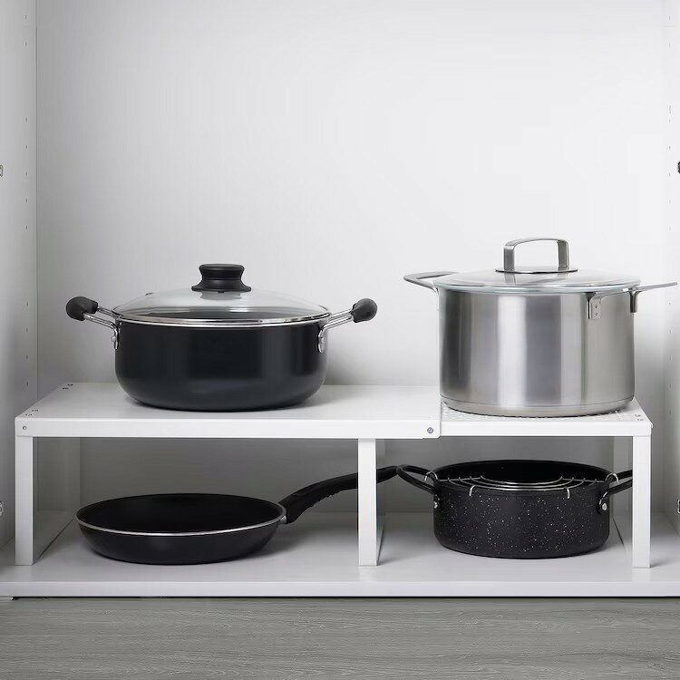 【 IKEA - イケア -】VARIERA -ヴァリエラ- シェルフインサート ホワイト 46x29x16 cm (505.361.60)