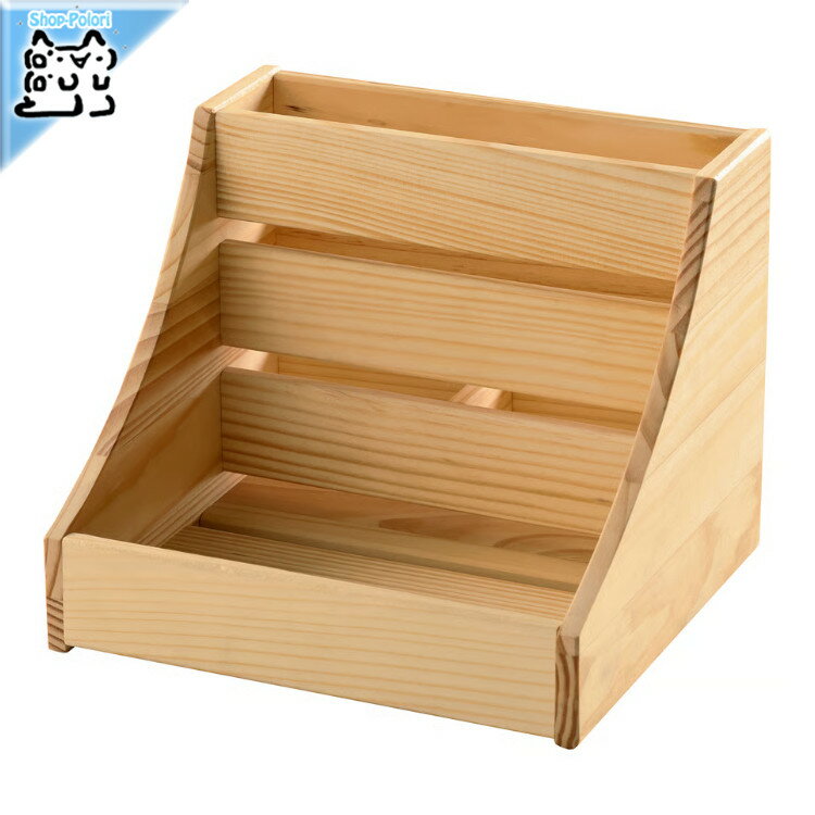 【 IKEA - イケア -】CHOKLADHAJ -ホクロードハイ- キッチンカウンタートップオーガナイザー 木製 20x1..