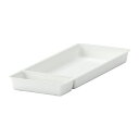 【IKEA Original】STODJA -ストーディア- キッチン用品トレイ 調理器具用トレイ ホワイト 20x50 cm