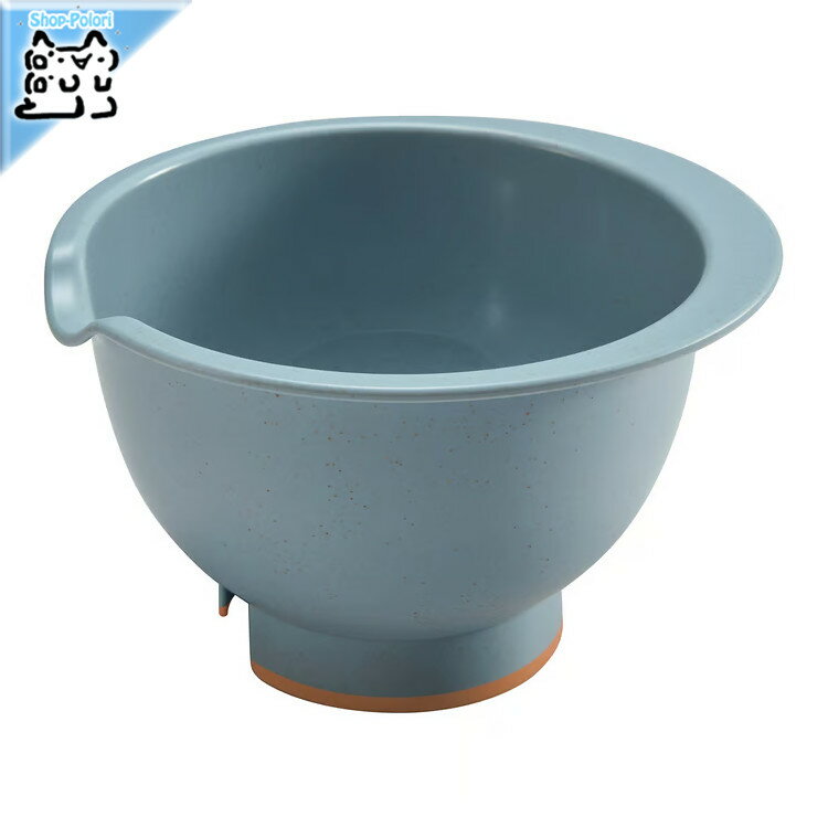 【 IKEA - イケア -】PONNYFISK -ポニーフィスク- ボウル ライトグレーブルー 1 l (906.074.38)