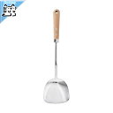 【 IKEA - イケア -】VARDAGEN -ヴァルダーゲン- 中華鍋用フライ返し ステンレススチール/ビーチ 36 cm (505.814.78)