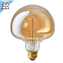 【 IKEA - イケア -】MOLNART -モールナルト- LED電球 E26 150ルーメン きのこ ブラウンクリアガラス 120 mm ろうそく色 (405.848.73)