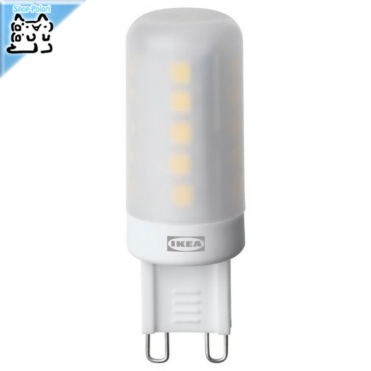 樂天商城 - 【 IKEA - イケア -】SOLHETTA -ソールヘッタ- LED電球 G9 440ルーメン 調光可能 オパールホワイト (606.226.66)