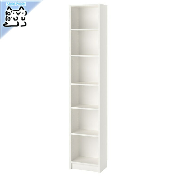 【IKEA -イケア-】BILLY -ビリー- 本棚 ホワイト 40x28x202 cm (305.220.41)のサムネイル