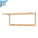 【 IKEA - イケア -】VASSKAR -ヴァスシェール- 帽子&コート ラック 竹 60 cm (305.423.17)