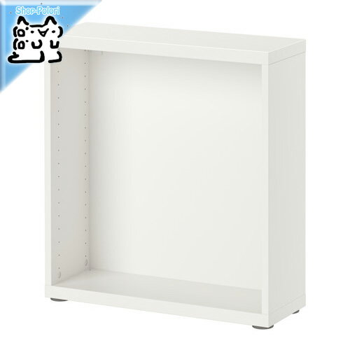 【 IKEA - イケア -】BESTA -ベストー- シェルフ/隙間収納　フレーム ホワイト 60x20x64 cm 多目的ラック (402.459.20)