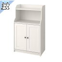 【 IKEA - イケア -】HAUGA -ハウガ- キャビネット 扉2枚付 ホワイト 70x116 cm (404.150.74)