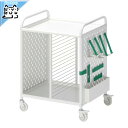 【 IKEA - イケア -】BRANNBOLL -ブレンボール- シェルフユニット キャスター付き ホワイト 56x62 cm (405.862.59)
