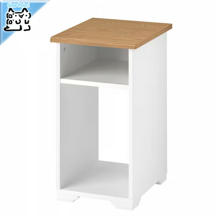 【 IKEA - イケア -】SKRUVBY -スクルーヴビー- サイドテーブル ホワイト 40x32 cm (605.320.10)