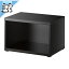 【 IKEA - イケア -】BESTA -ベストー- シェルフ/テレビ台 フレーム ブラックブラウン 60x40x38 cm (80..