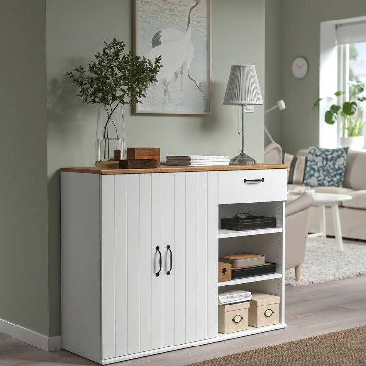 【 IKEA - イケア -】SKRUVBY -スクルーヴビー- サイドボード ホワイト 120x38x90 cm (905.687.24) 3