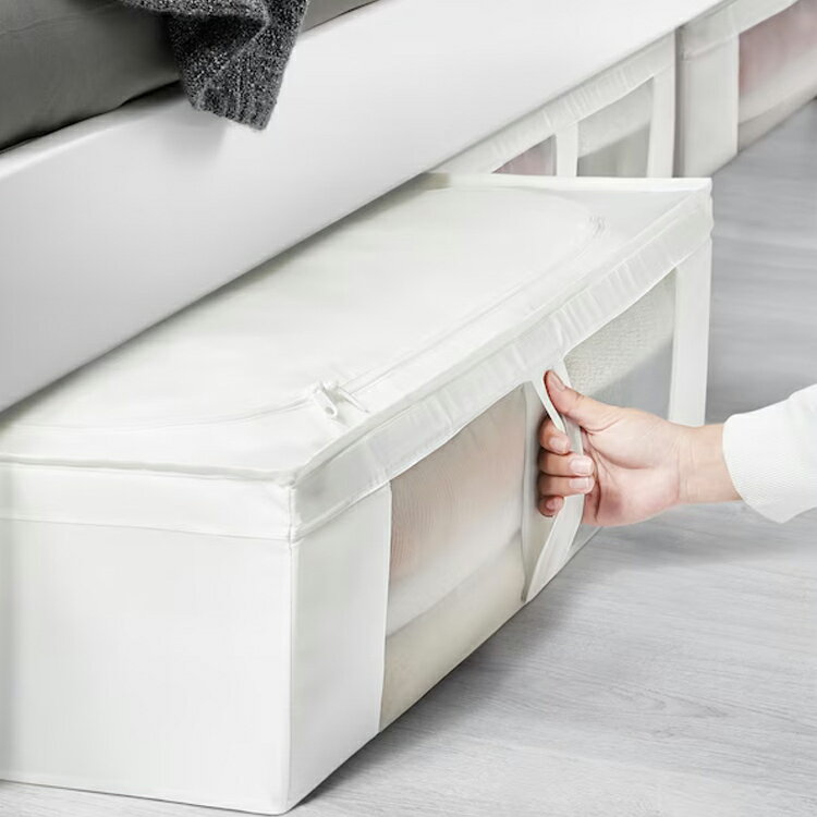 【 IKEA - イケア -】SKUBB - スクッブ - 衣類収納ケース メッシュ窓付き ホワイト 65×53×19 cm (206.449.67) 衣類収…