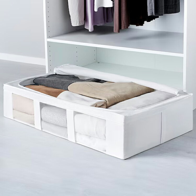 【 IKEA - イケア -】SKUBB - スクッブ - 衣類収納ケース メッシュ窓付き ホワイト 90×53×19 cm (006.449.68) 衣類収…