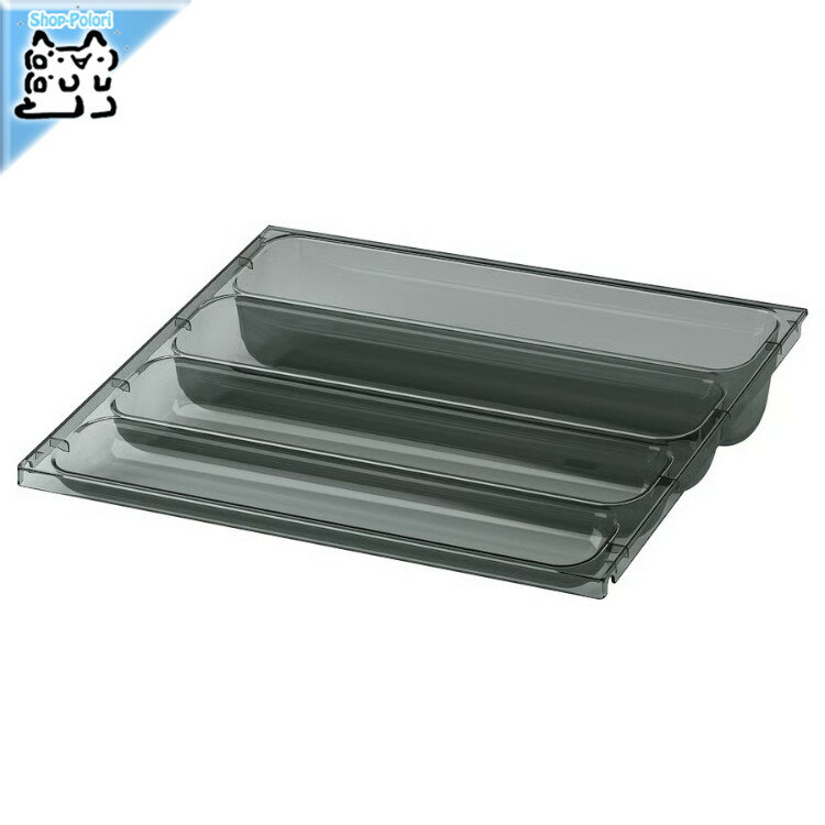 【 IKEA - イケア -】VISSLAAN -ヴィッスラオン- ハンギングトレイ グレー 36x31 cm 壁やミラーキャビネットのガラス製棚板の奥に簡単に掛けられます！ ■商品詳細■ ブランド IKEA 素材 PET樹脂（リサイクル材料含有率50%以上） 商品の大きさ 幅: 36 cm / 高さ: 7 cm / 長さ: 31 cm 主な特徴 - 小物をきちんと整理でき、下の棚のスペースも空きます - 必要に応じて簡単に取り外して持ち運べます - ダークカラーの透明なプラスチックが落ち着いた印象を演出し、中に何が入っているかもすぐわかります - トレイは傾斜していて、収納スペースによって深さが違うので、整理しやすく、何がどこにあるかひと目でわかります - ハイキャビネット内にトレイを掛けるためのペグ付き お手入れ方法 中性洗剤を含ませた布で拭いてください きれいな布でから拭きしてください ■お届け状態■ 簡易梱包で発送いたします ※梱包に使用済みのダンボール紙などを再利用する場合、また化粧箱に送付状を直接貼付する場合ございますので予めご了承ください ※ご注意※ ※IKEA商品に関しまして※ IKEA商品に関しましては、納品書などは添付しておりません。 納品書、領収書が必要な場合、お問い合わせいただきましたら別途郵送にてお送りいたします。 ※製品の開梱・組み立てについて 組み立てが必要な商品の組み立て不備、組み立て不備による使用に際しての事故、及び商品の破損については保証外となります。 ※ご注文時のタイミングで在庫切れ、廃盤となっている場合がございます。その場合発送までにお時間を頂く場合、またご注文を一度キャンセルさせて頂く事がございます【 IKEA - イケア -】VISSLAAN -ヴィッスラオン- ハンギングトレイ グレー 36x31 cm