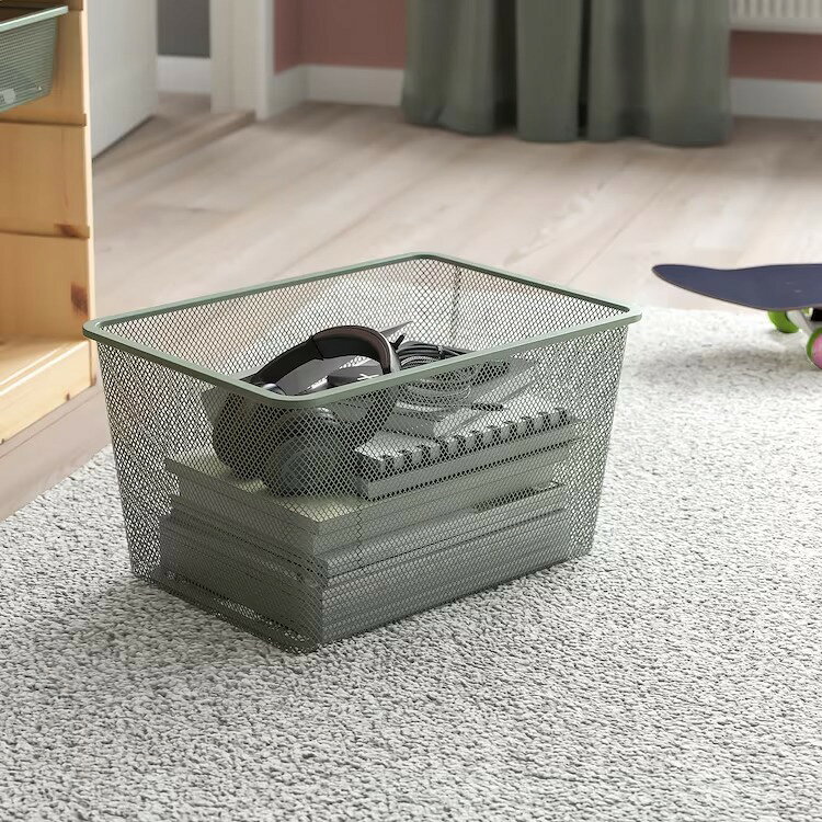 �� IKEA - ������ -��TROFAST -�ȥ��ե�����- ��å����Ǽ�ܥå��� �饤�ȥ��꡼�󥰥졼 42x30x23 cm (705.300.82)